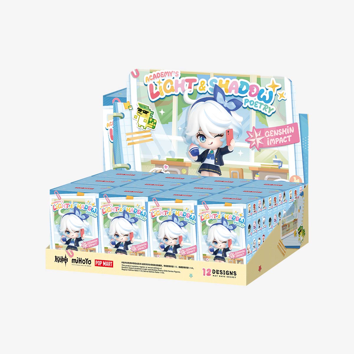 Pop Mart Genshin Impact Academy's Light and Shadow Poetry display - Collector Life - Pop Mart