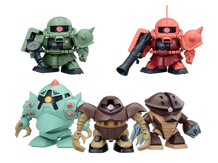 BB Senshi Principality of Zeon Mobile Suit Set (5 Kits) - Collector Life - Bandai