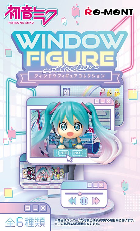Re-Ment Hatsune Miku Window Figure Collection Blind Box - Collector Life - Re-Ment