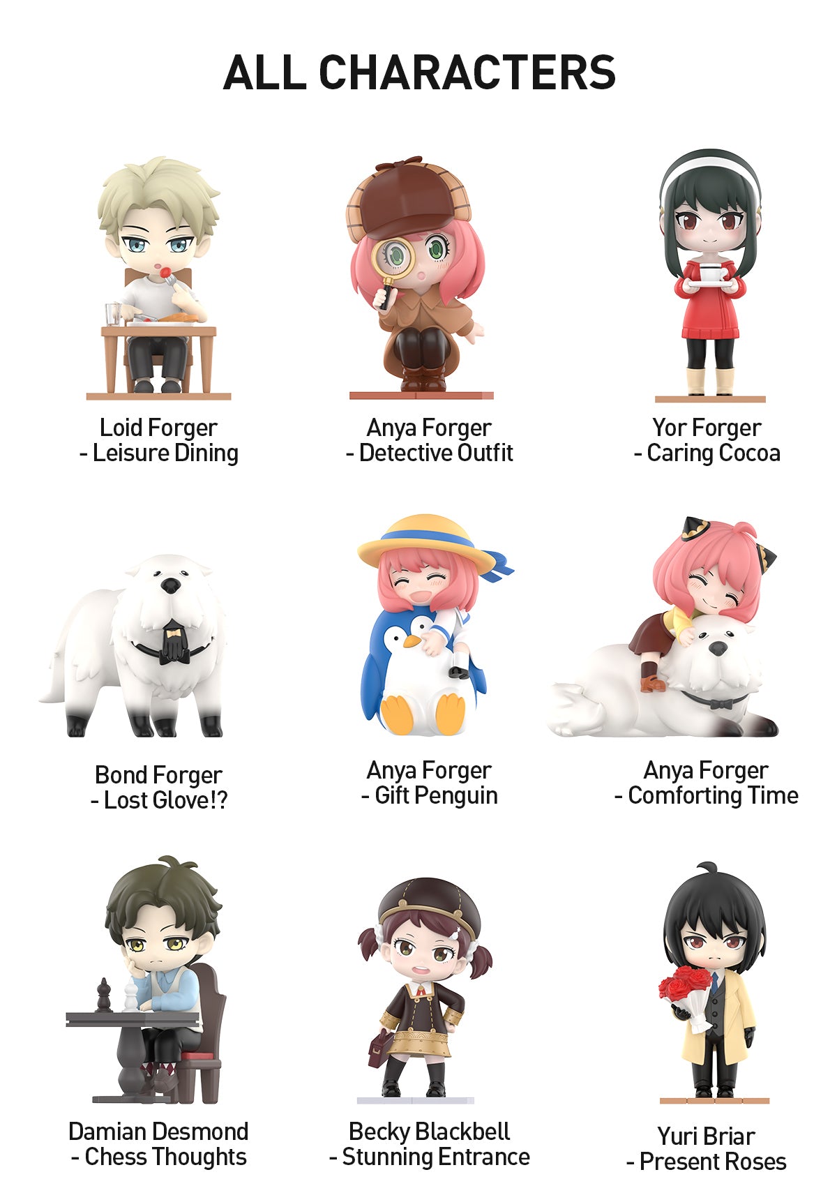 Popmart SPY x FAMILY Daily Life Series Blind Boxes - Collector Life - Popmart