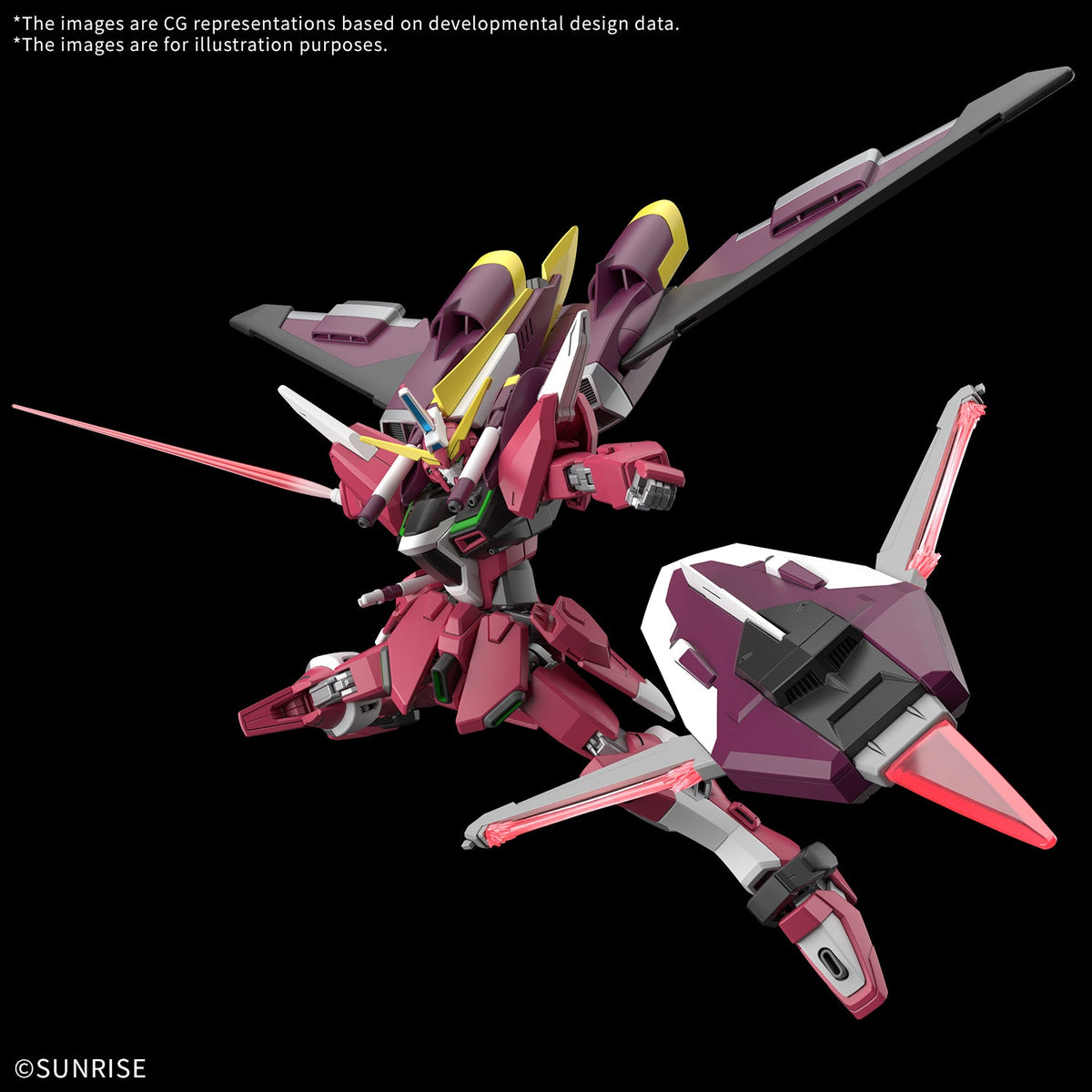 HGCE 1/144 Infinite Justice Gundam & Booster Unit - Collector Life - Bandai