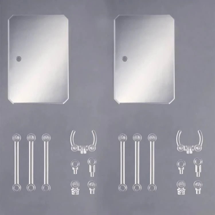 Action Base 6 (Clear Color) Mirror Sticker Set - Collector Life - Bandai