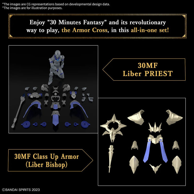 30 Minutes Fantasy Liber Bishop Model Kit - Collector Life - Bandai