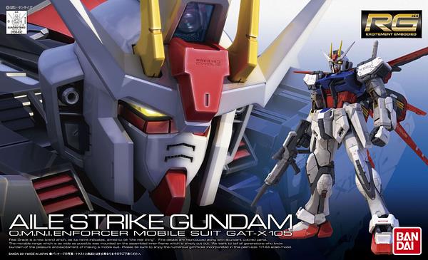 RG 1/144 Aile Strike Gundam box art