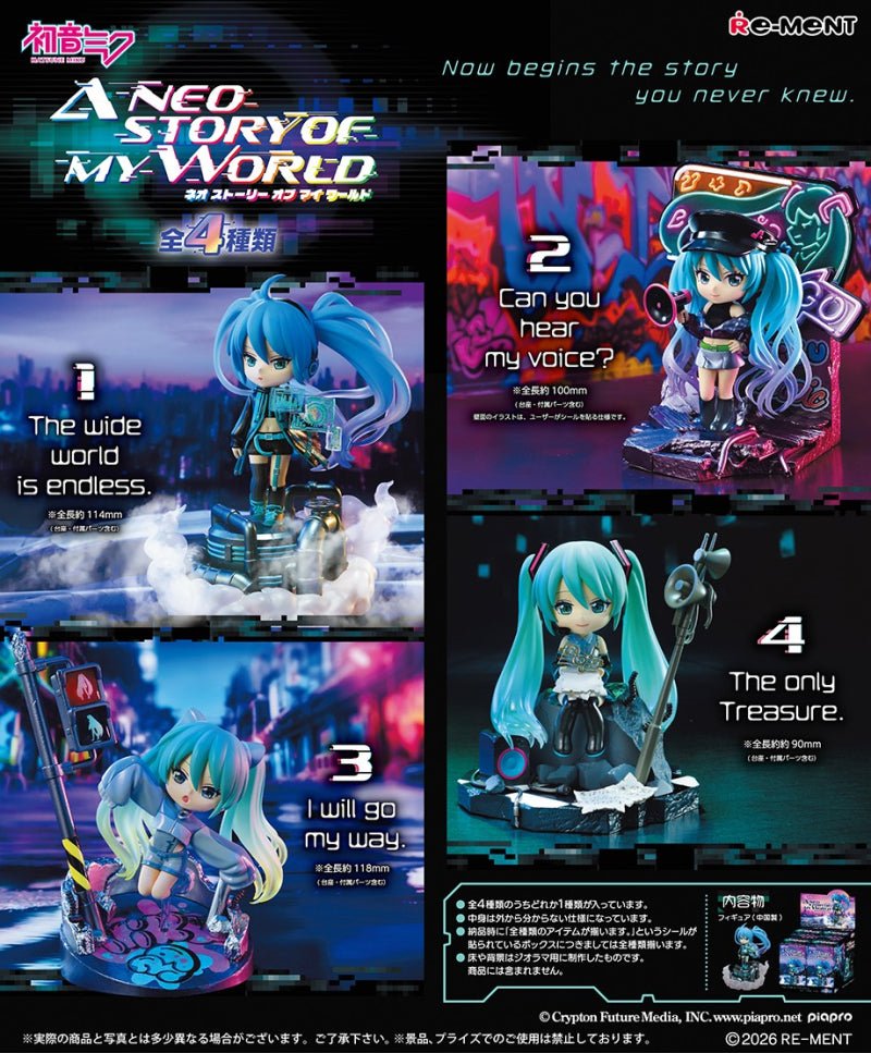Re-Ment Hatsune Miku A NEO STORY OF MY WORLD Blind Box - Collector Life - Re-Ment