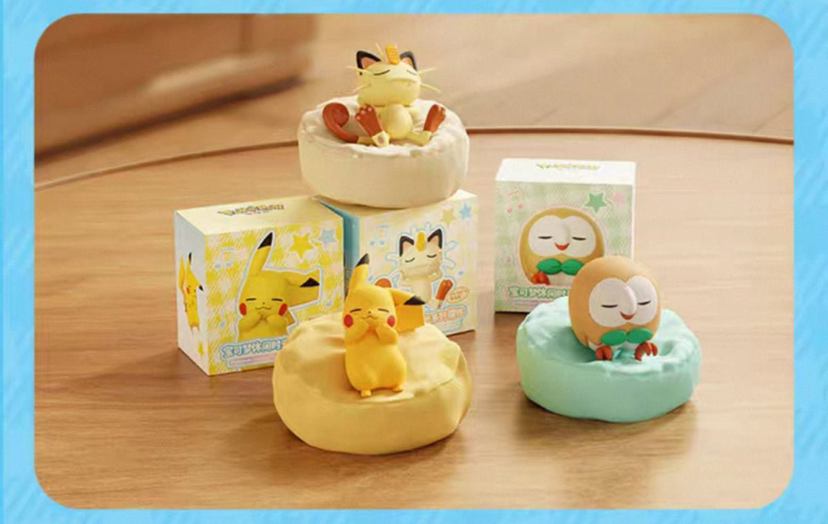 Langbowang Pokémon Casual Time Series Sleeping Figures - Collector Life - Langbowang