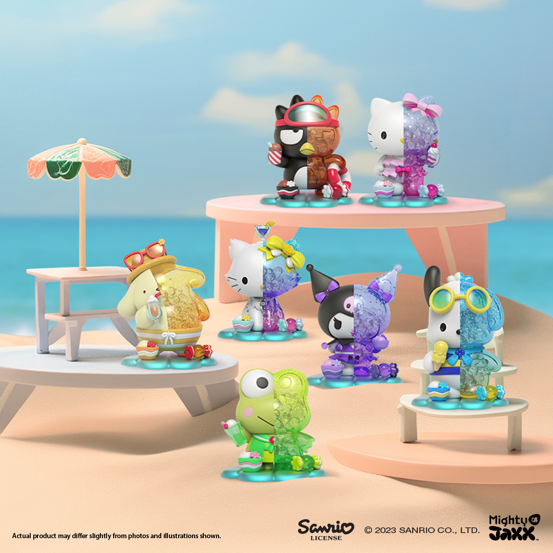Kandy x Sanrio Sea Breeze Series display scene - Collector Life - Mighty Jaxx
