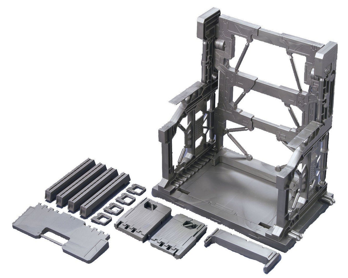 Builders Parts System Base 001 (Gun Metallic) - Collector Life - Bandai