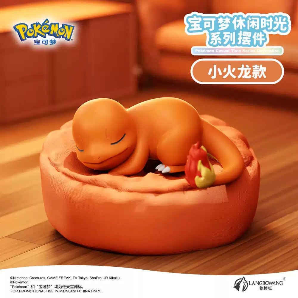Langbowang Pokémon Casual Time Series Sleeping Figures - Collector Life - Langbowang