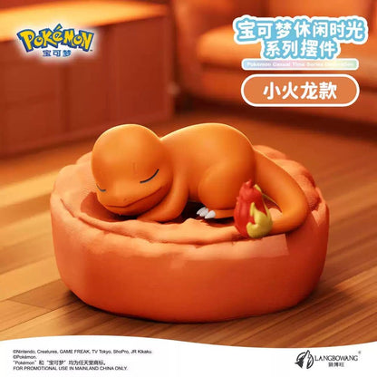 Langbowang Pokémon Casual Time Series Sleeping Figures - Collector Life - Langbowang