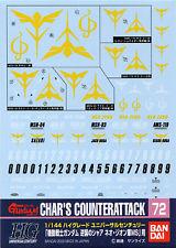 Gundam Decal No.72 1/144 Char's Counterattack Neo Zeon - Collector Life - Bandai