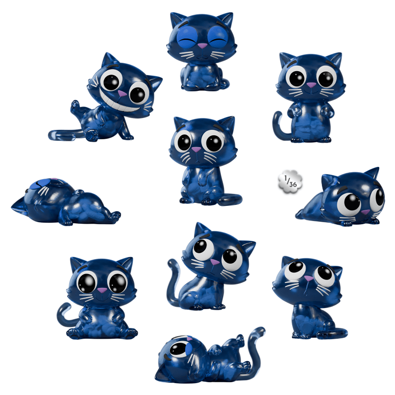 Catscans Series 1 Blind Box - Collector Life Kaleidos Creative