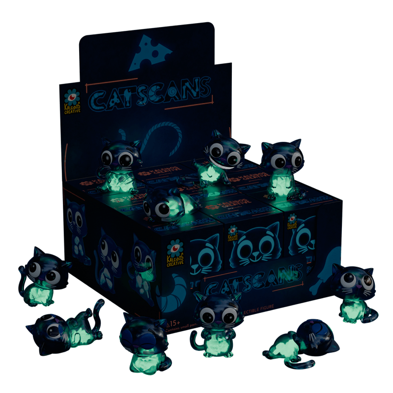 Catscans Series 1 Blind Box - Collector Life Kaleidos Creative