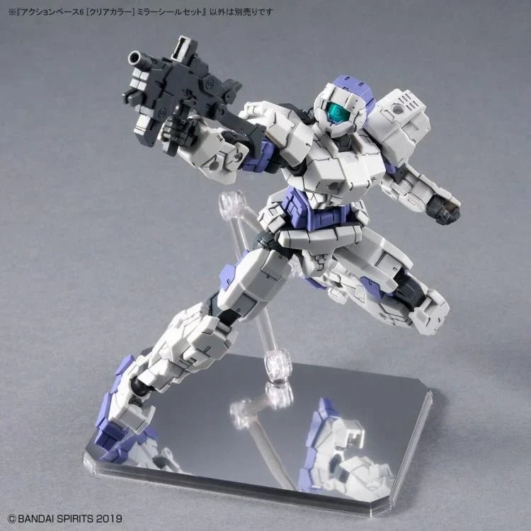 Action Base 6 (Clear Color) Mirror Sticker Set - Collector Life - Bandai