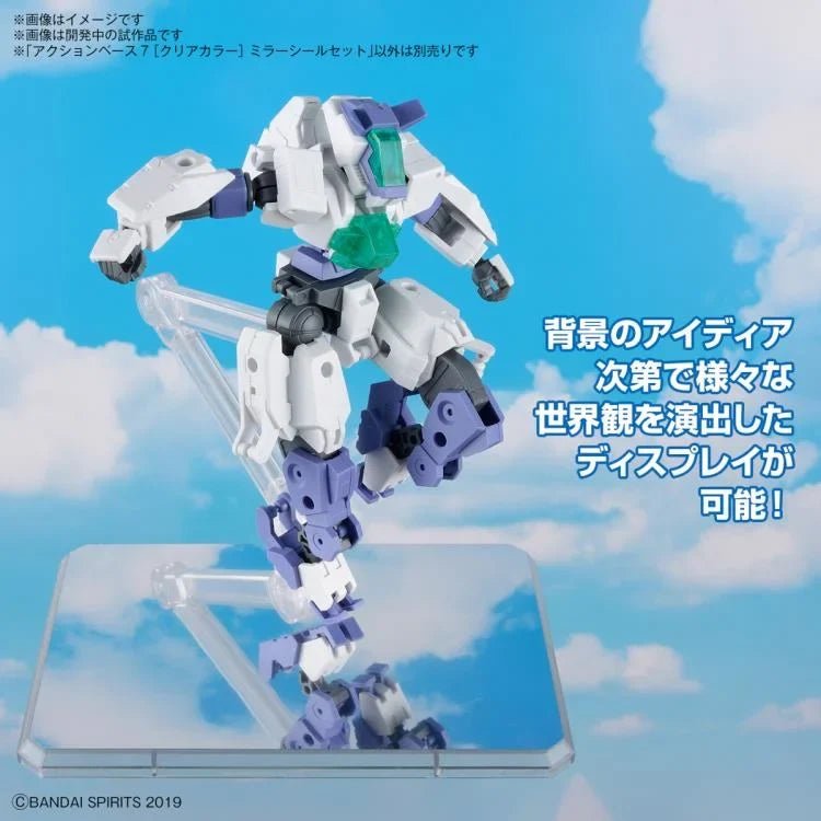Action Base 7 (Clear Color) Mirror Sticker Set - Collector Life - Bandai