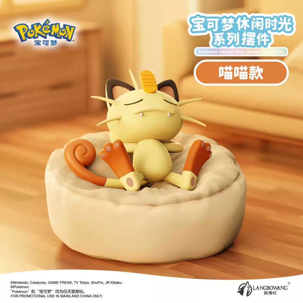 Langbowang Pokémon Casual Time Series Sleeping Figures - Collector Life - Langbowang