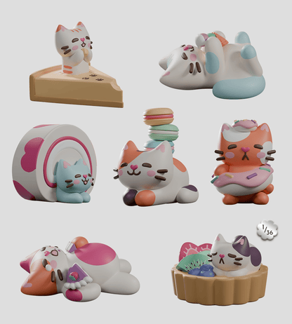 Kim-Joy x Kaleidos Bake Me a Cat Blind Box Collectible Figures - Collector Life - Kaleidos Creative