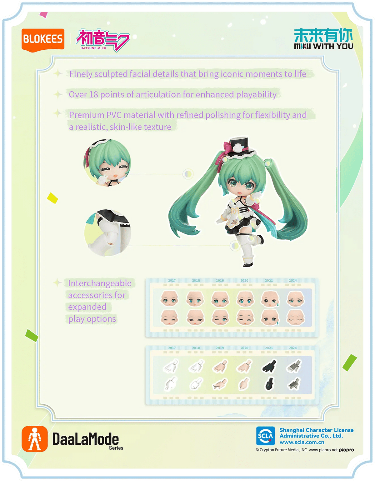 Blokees Hatsune Miku DaaLaMode Q Series - MIKU WITH YOU Blind Boxes - Collector Life - Blokees