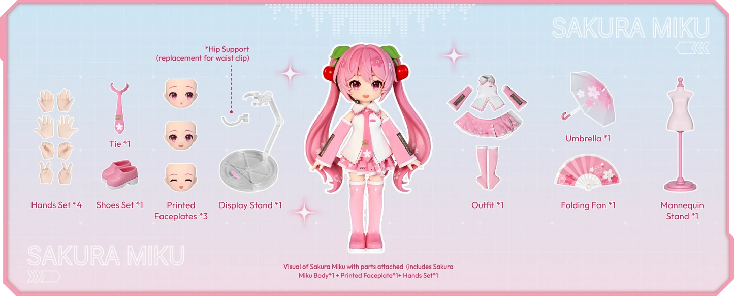 Blokees DaaLaMode Series - Sakura Miku - Collector Life - Blokees