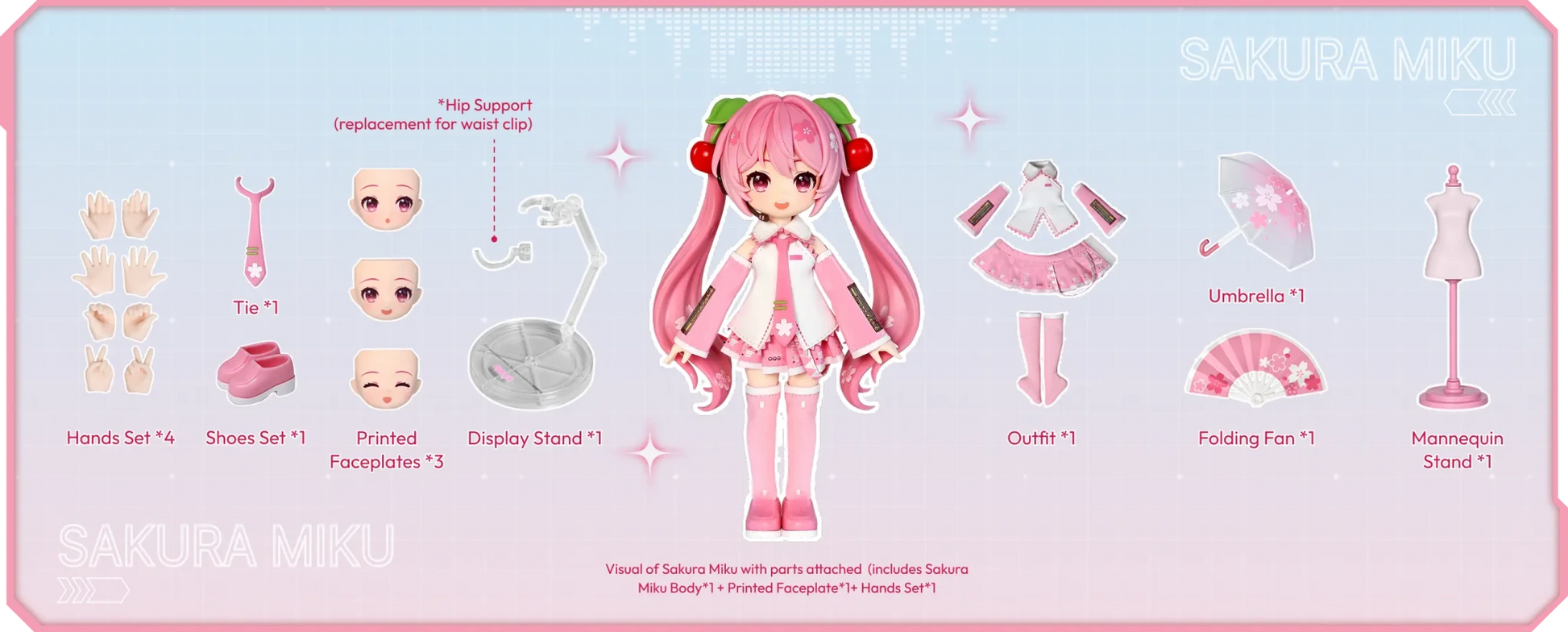 Blokees DaaLaMode Series - Sakura Miku - Collector Life - Blokees