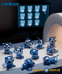 Catscans Series 1 Blind Box - Collector Life Kaleidos Creative
