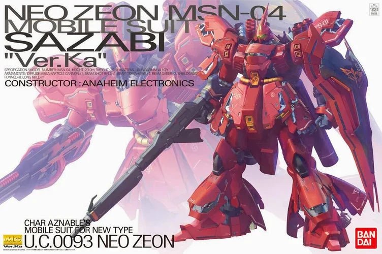 MG 1/100 MSN-04 Sazabi (Ver. Ka) - Collector Life - Bandai
