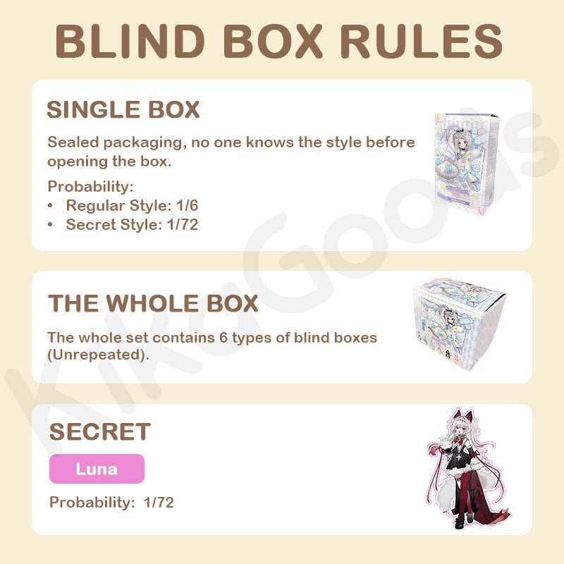 MEOW 3 Series 1/8 Action Figure BJD Blind Box - Collector Life - Collector Life
