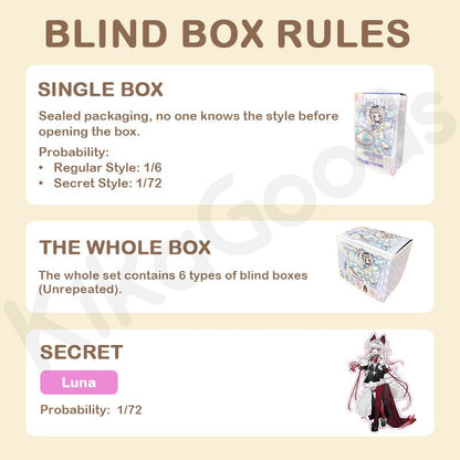 MEOW 3 Series 1/8 Action Figure BJD Blind Box - Collector Life - Collector Life