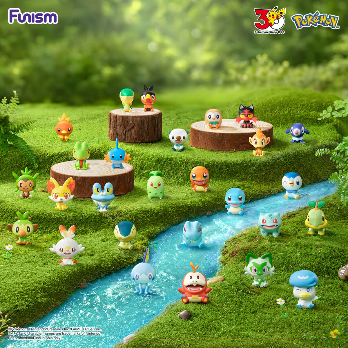 Funism Pokémon Palmsize Wonders 30th Anniversary First Partner Blind Box - Collector Life - Funism