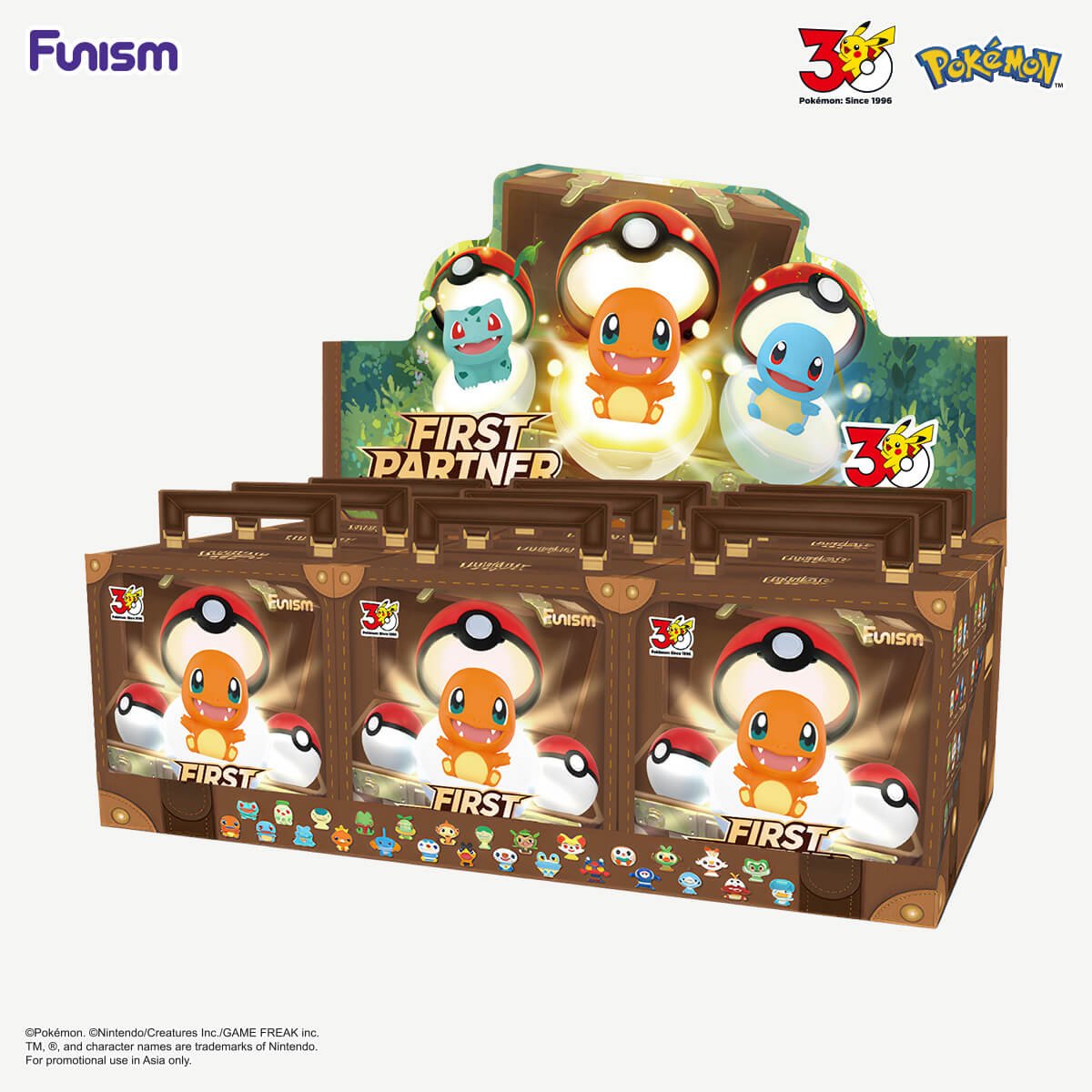 Funism Pokémon Palmsize Wonders 30th Anniversary First Partner Blind Box - Collector Life - Funism