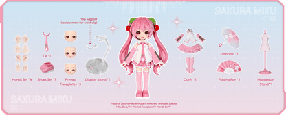 Blokees DaaLaMode Series - Sakura Miku - Collector Life - Blokees