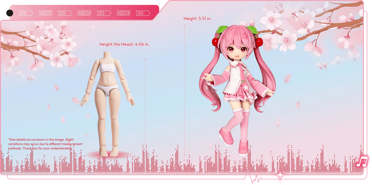 Blokees DaaLaMode Series - Sakura Miku - Collector Life - Blokees