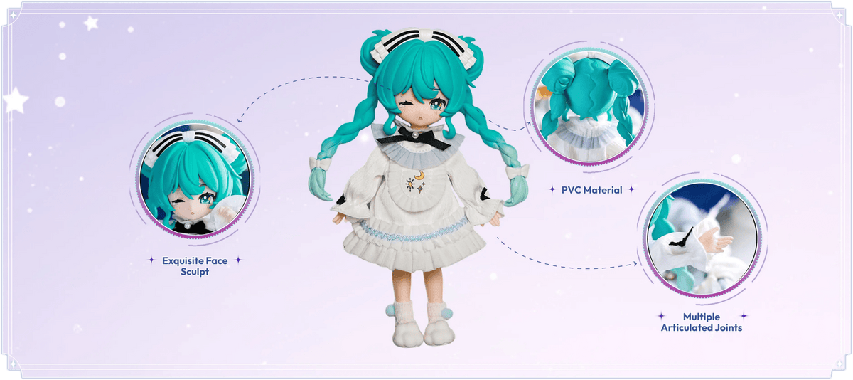 Blokees DaaLaMode Series - Hatsune Miku 01 Sonata Prologue Blind Boxes - Collector Life - Blokees