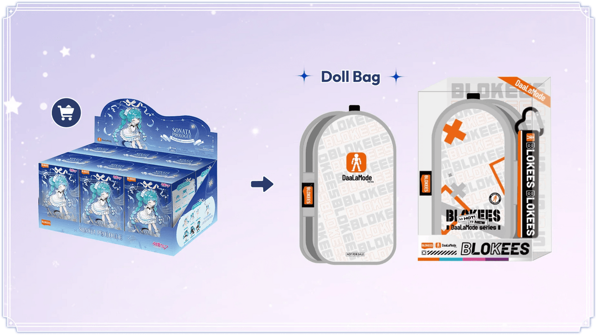 Blokees DaaLaMode Series - Hatsune Miku 01 Sonata Prologue Blind Boxes - Collector Life - Blokees