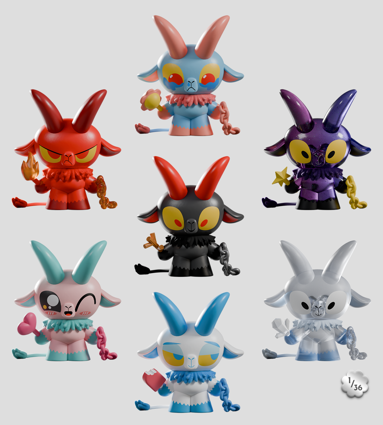 Kid Krampus Blind Box Figures - Collector Life - Kaleidos Creative
