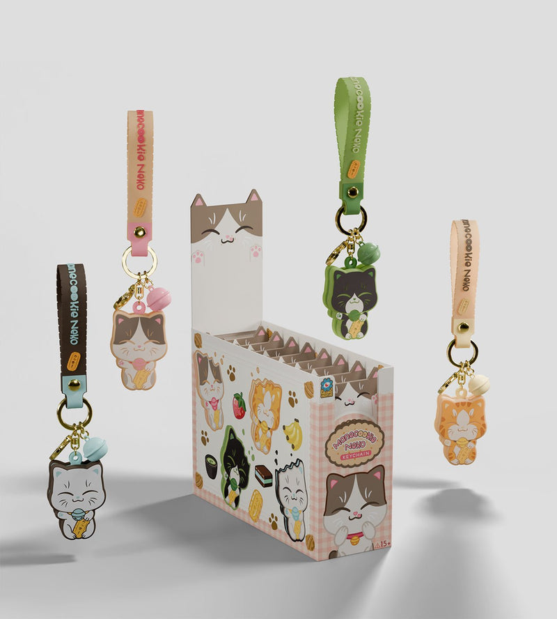Manecookie Neko Keychain Blind Box - Collector Life - Kaleidos Creative