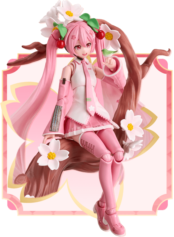 Blokees Fantastics Series - Sakura Miku - Collector Life - Blokees