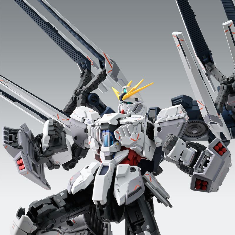 MG Narrative Gundam with B-Packs expansion set, built - Bandai
