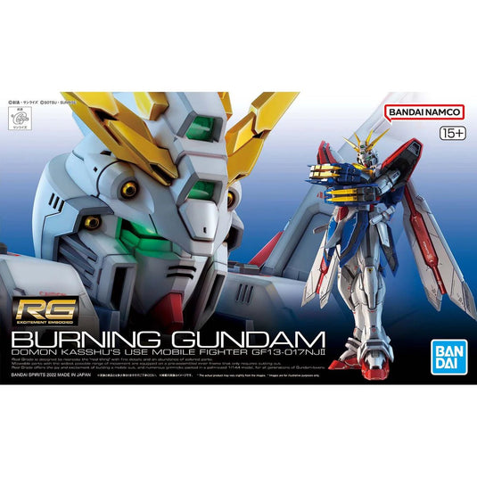 RG 1/144 37 Burning Gundam - Collector Life - Bandai Spirits