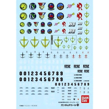 Gundam Decal No.16 MG Earth Federation Multiuse - Collector Life - Bandai