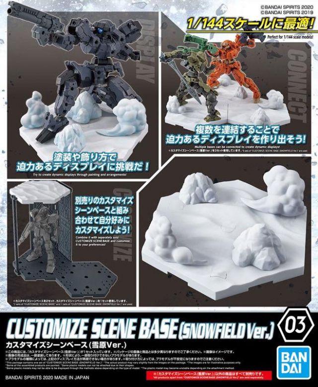 30MM Customize Scene Base (Snowfield Ver.) - Collector Life - Bandai