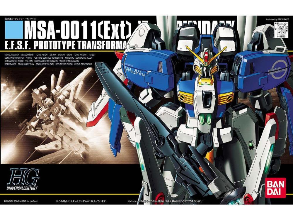HGUC 1/144 #029 MSA-0011[Ext] Ex-S Gundam - Collector Life - Bandai