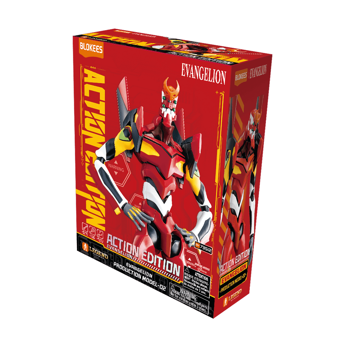 Blokees Action Edition - Evangelion Production Model-02 - Collector Life - Blokees