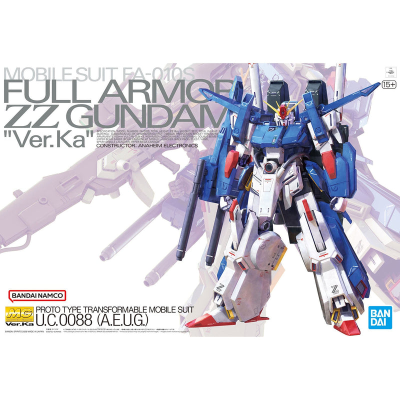 MG 1/100 Full Armor ZZ Gundam Ver.Ka - Collector Life - Bandai